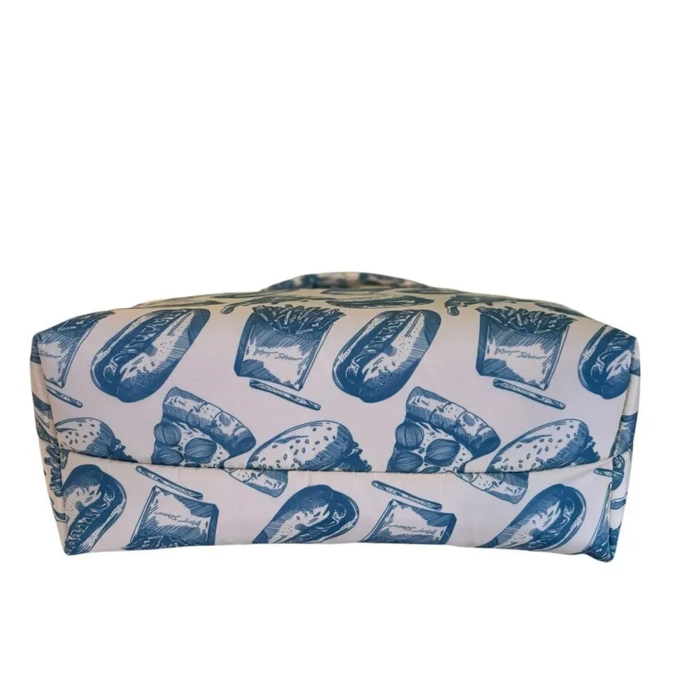 Betsey Johnson Insulated Lunch Tote/Satchel w/ Fun Retro Print.